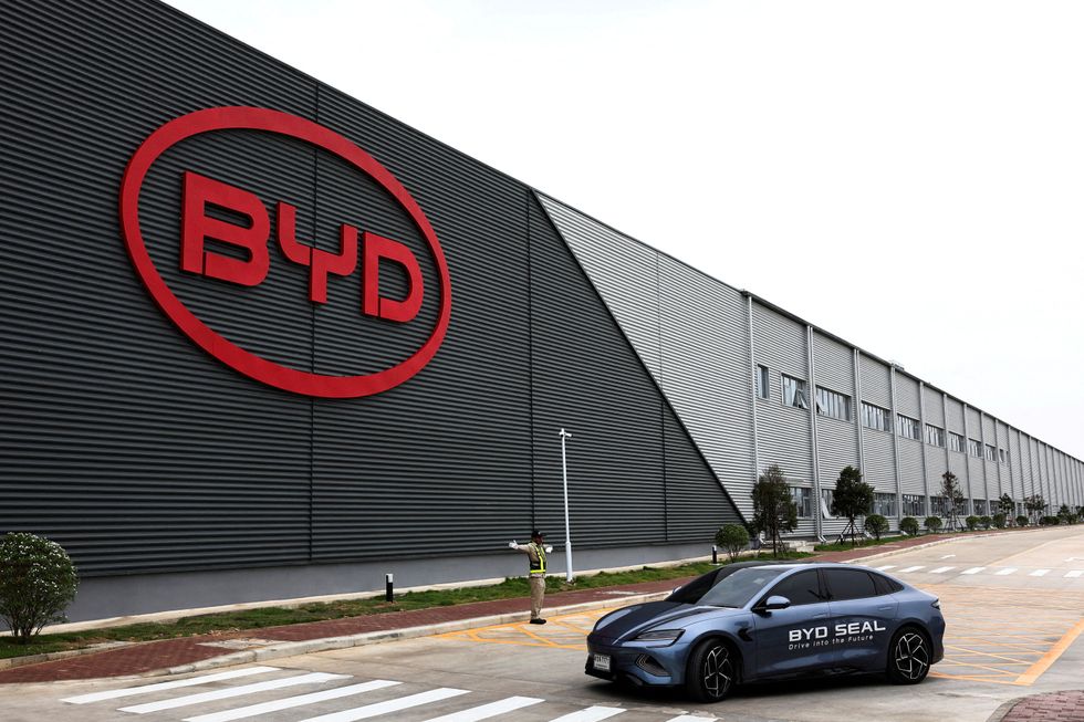 BYD electric car factory