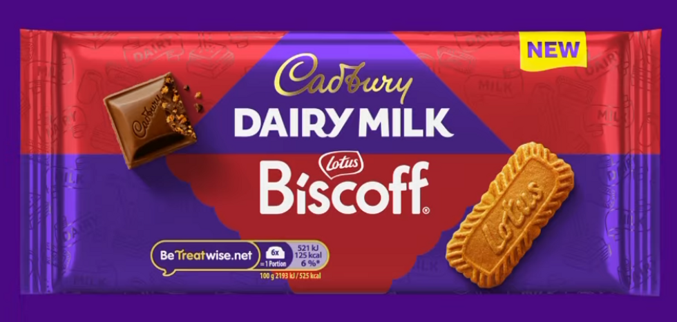 Cadbury new Dairy Milk Biscoff bar