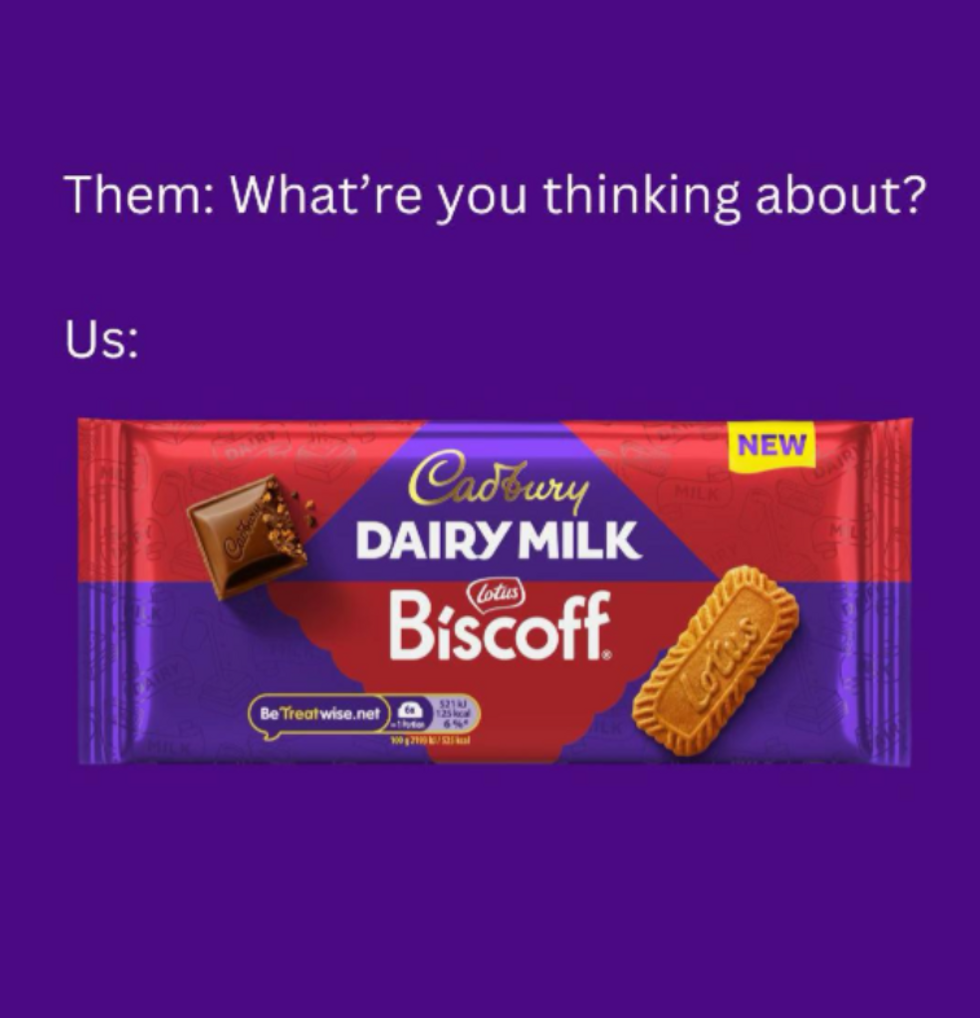 Cadbury new Dairy Milk Biscoff bar