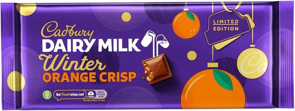 Cadbury's Dairy Milk Orange Crisp Bar