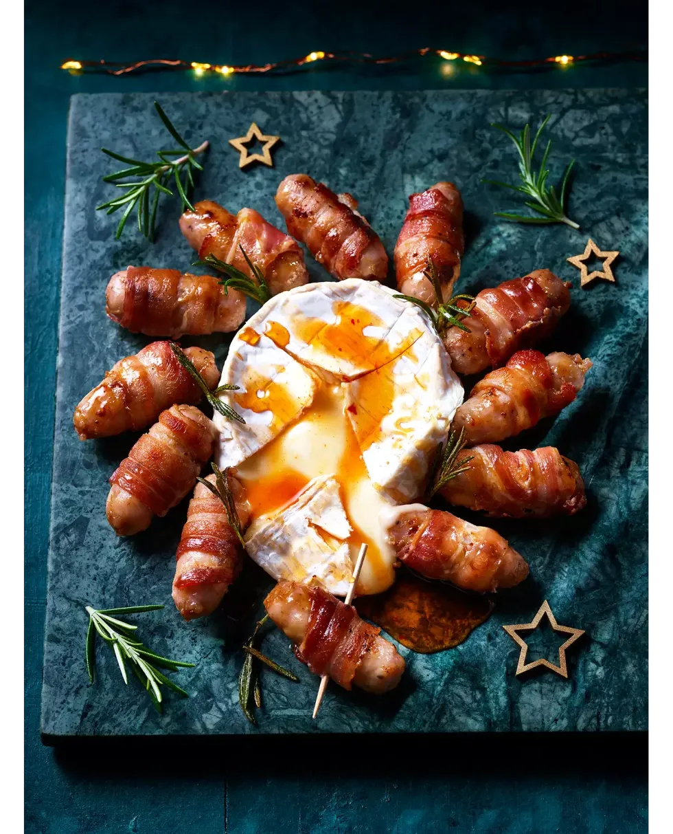 camembert and pigs in blankets