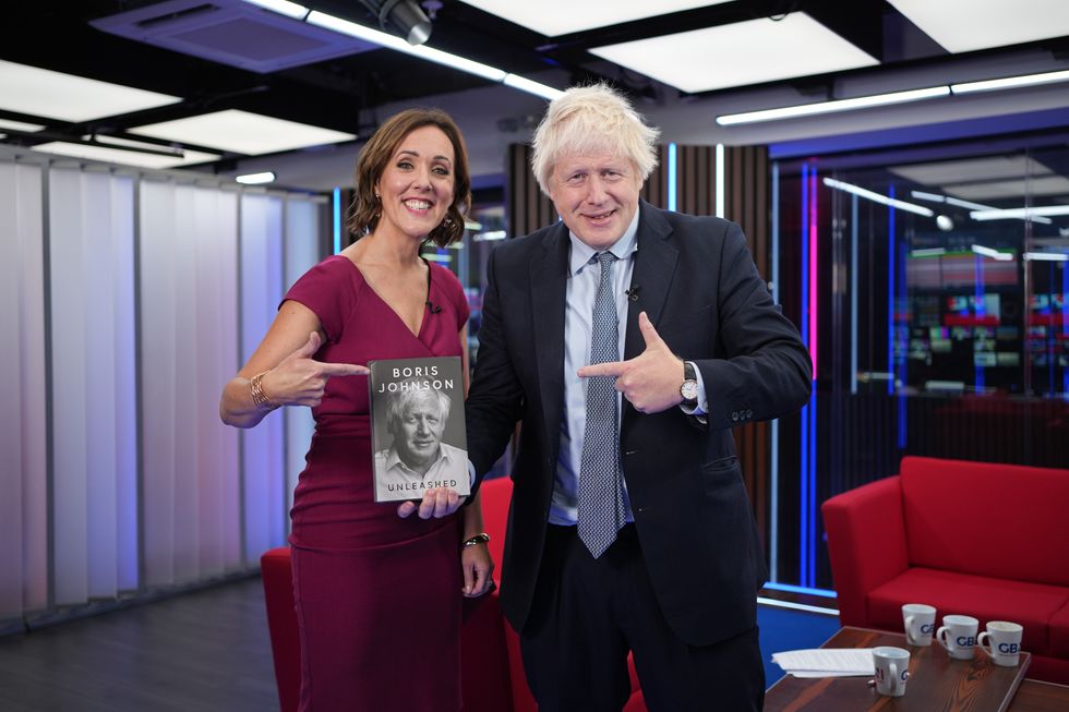 Camilla Tominey and Boris Johnson