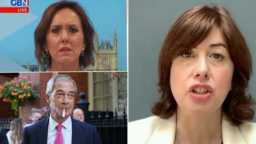 Camilla Tominey, Nigel Farage and Lucy Powell