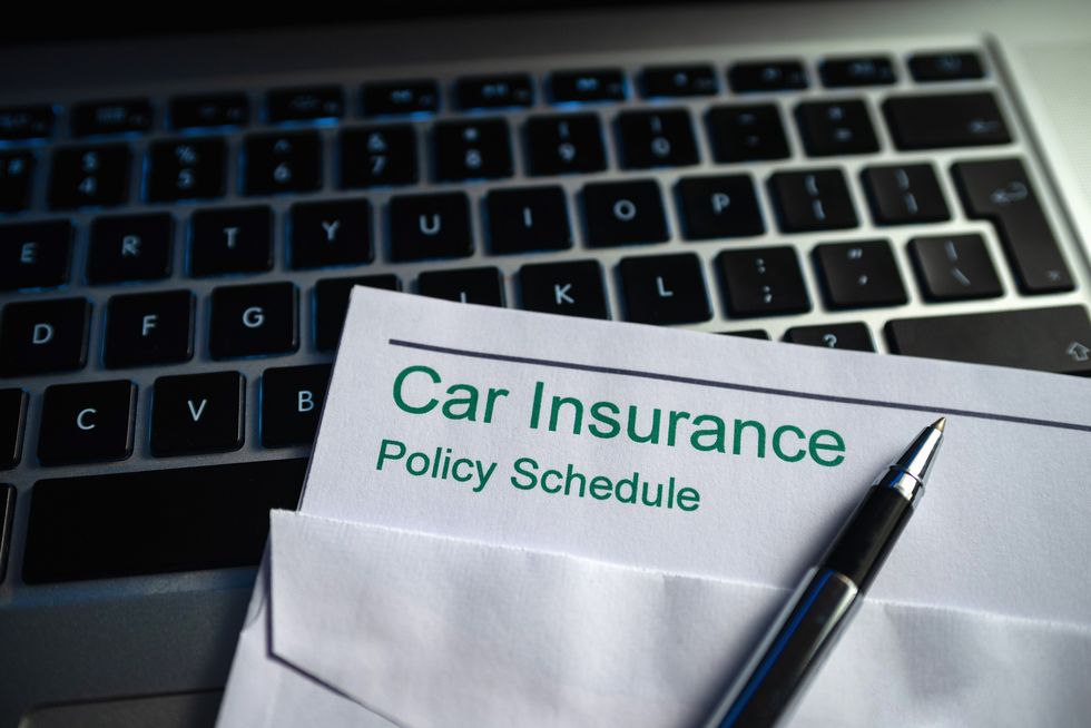 Car insurance policy schedule letter