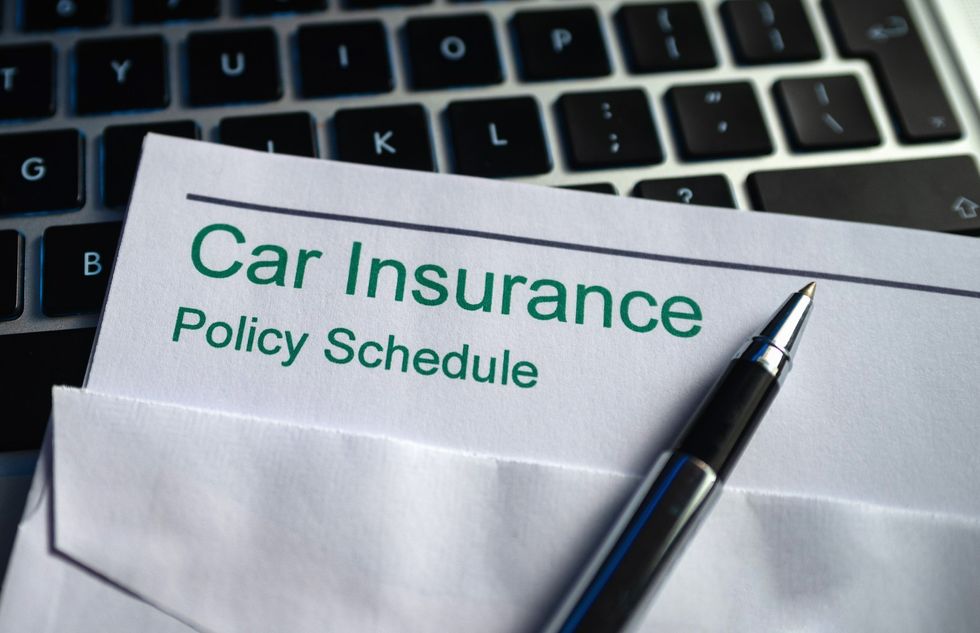 Car insurance policy schedule