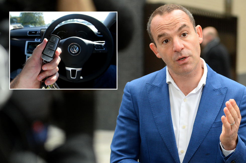 Car keys in a VW and Martin Lewis 