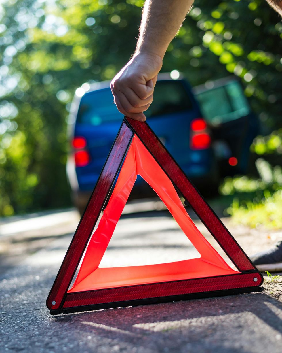 Car warning triangle