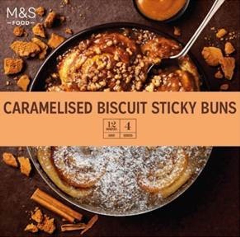 Caramelised Biscuit Stick Buns