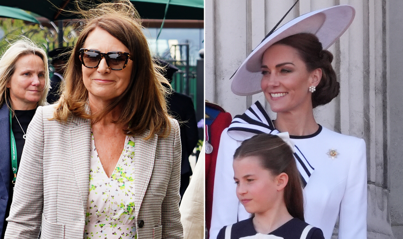 Carole Middleton and Kate Middleton