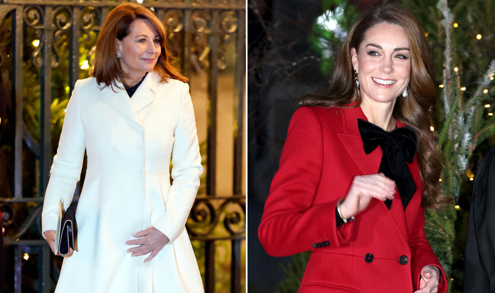 Carole Middleton and Princess Kate