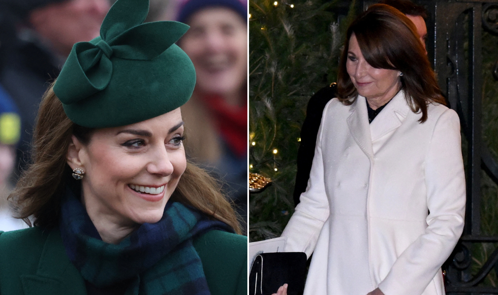 Carole Middleton and Princess Kate