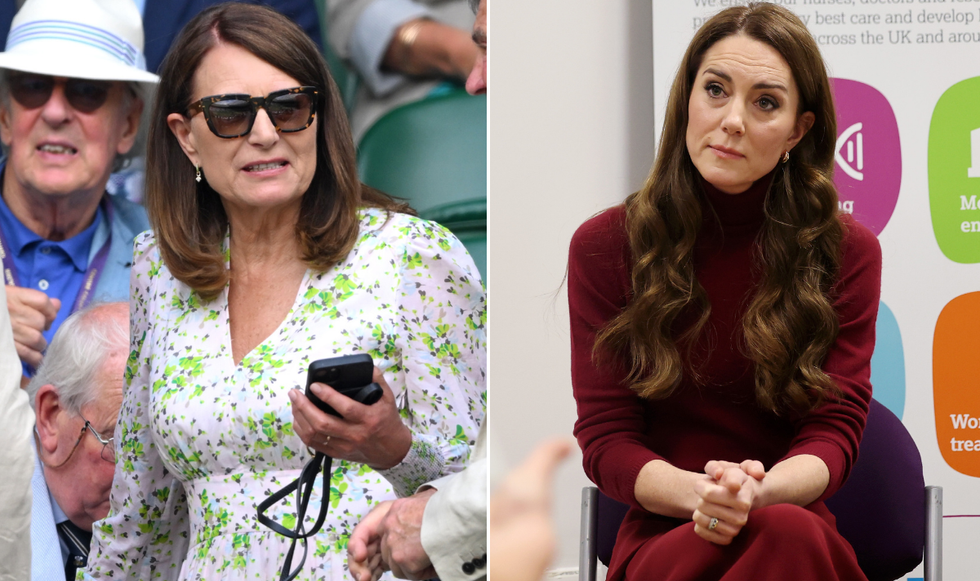 Carole Middleton and Princess Kate