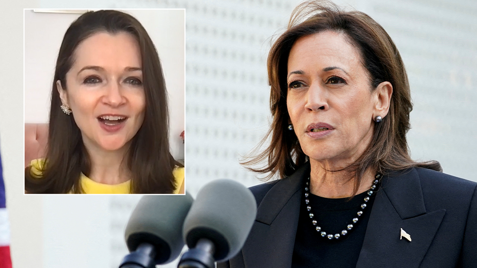 Carrie Sheffield and Kamala Harris