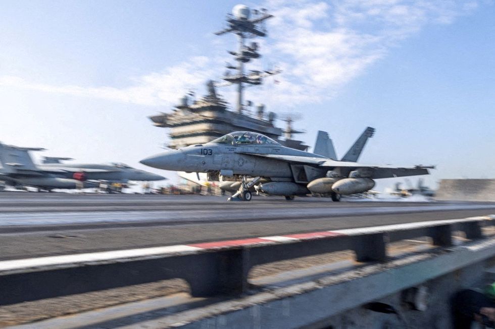 Carrier Air Wing 1 (CVW-1) conducts routine flight operations from the Nimitz-class aircraft carrier USS Harry S. Truman (CVN-75) in the U.S. Central Command's area of responsibility