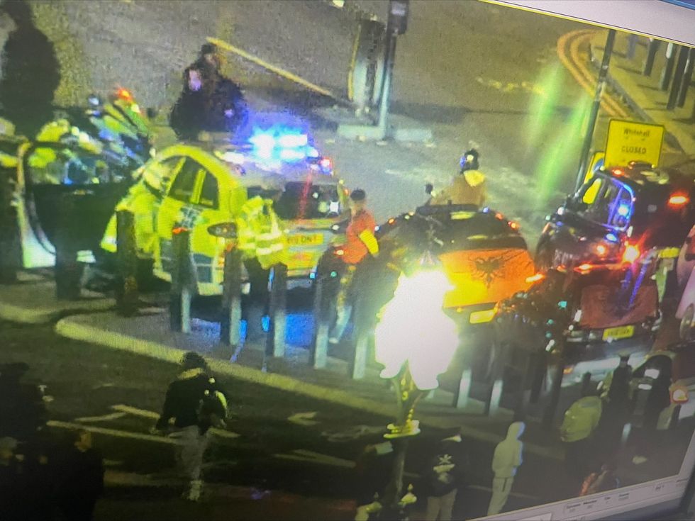 'bedlam' Erupts In London As Thousands Of Albanians Block Cars And 