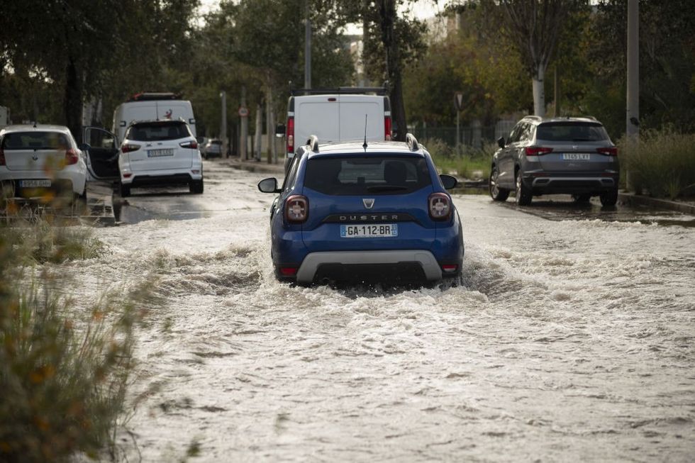 Castelldefels near Barcelona following floods