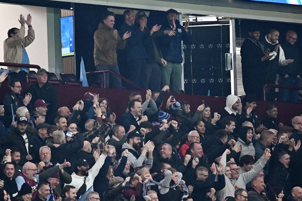 Celebrations at Villa Park