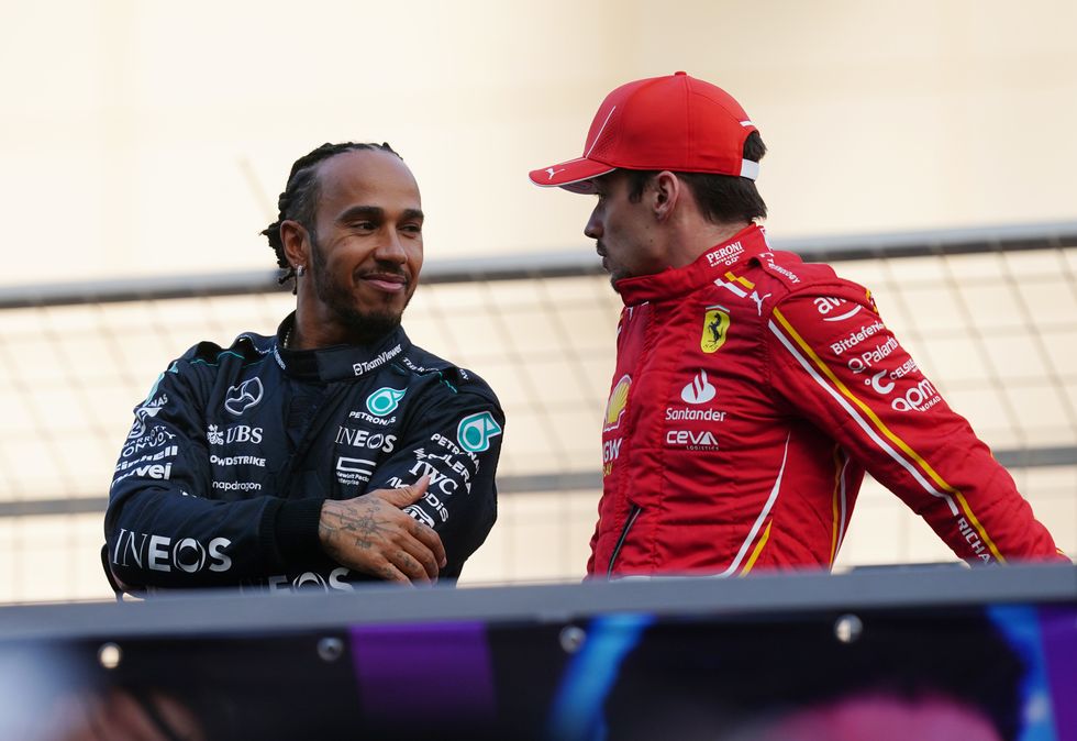 Charles Leclerc Lewis Hamilton