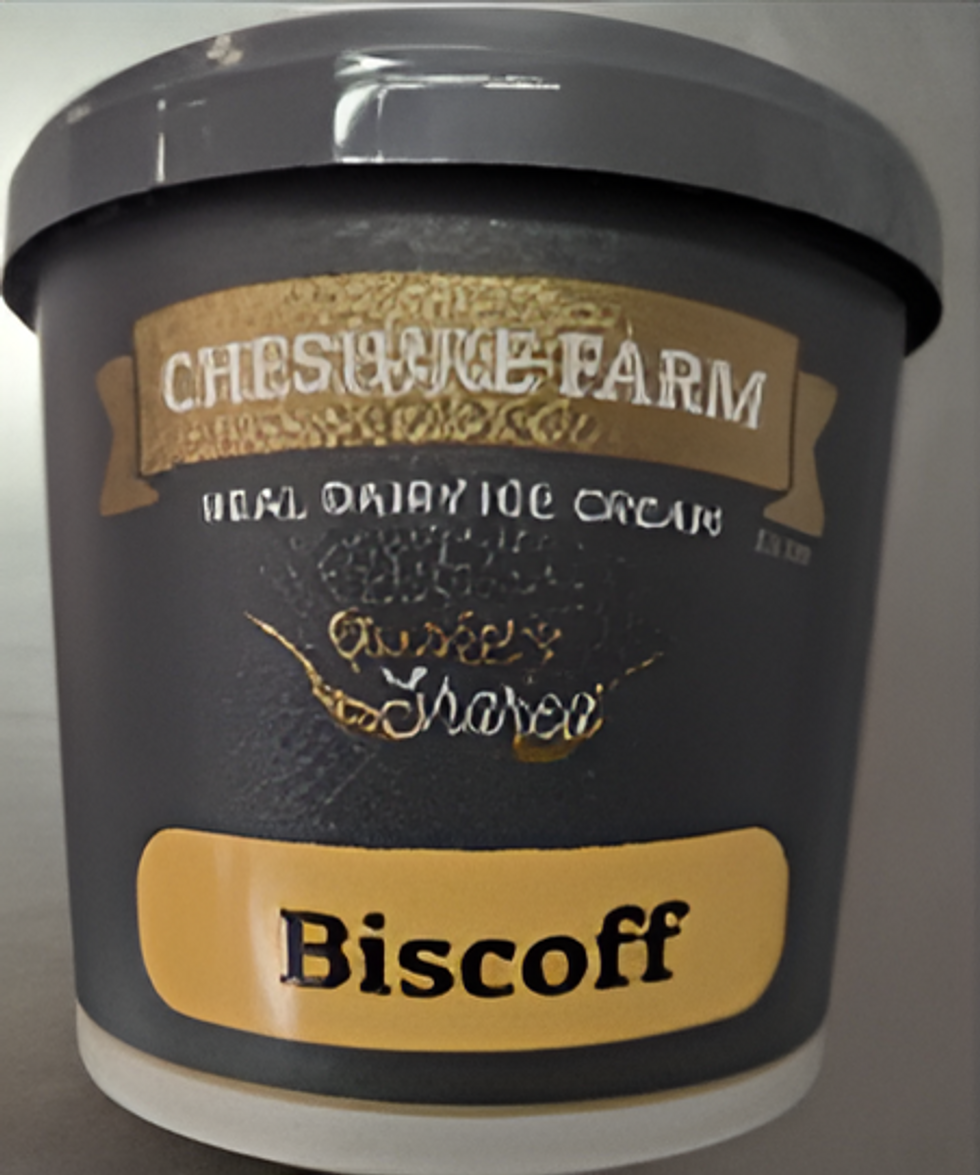 Cheshire Farm Biscoff ice cream