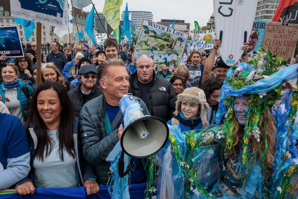 Chris Packham protest