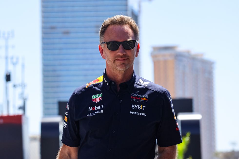 Christian Horner arrives for qualifying after Red Bull chief blasted ...