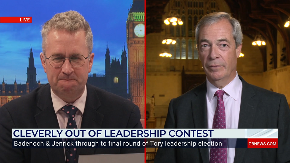 Christopher Hope and Nigel Farage