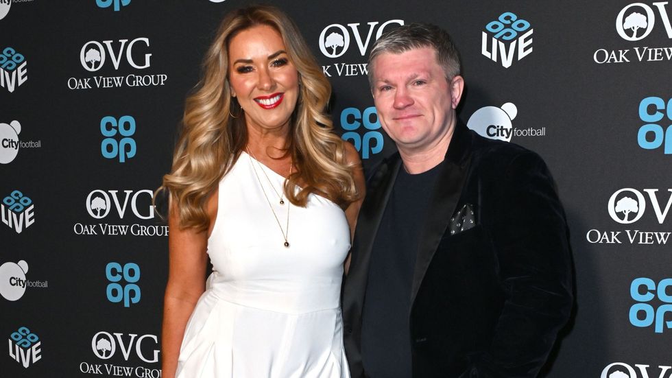 Claire Sweeney and Ricky Hatton