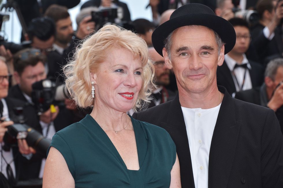 Claire van Kampen and husband Mark Rylance