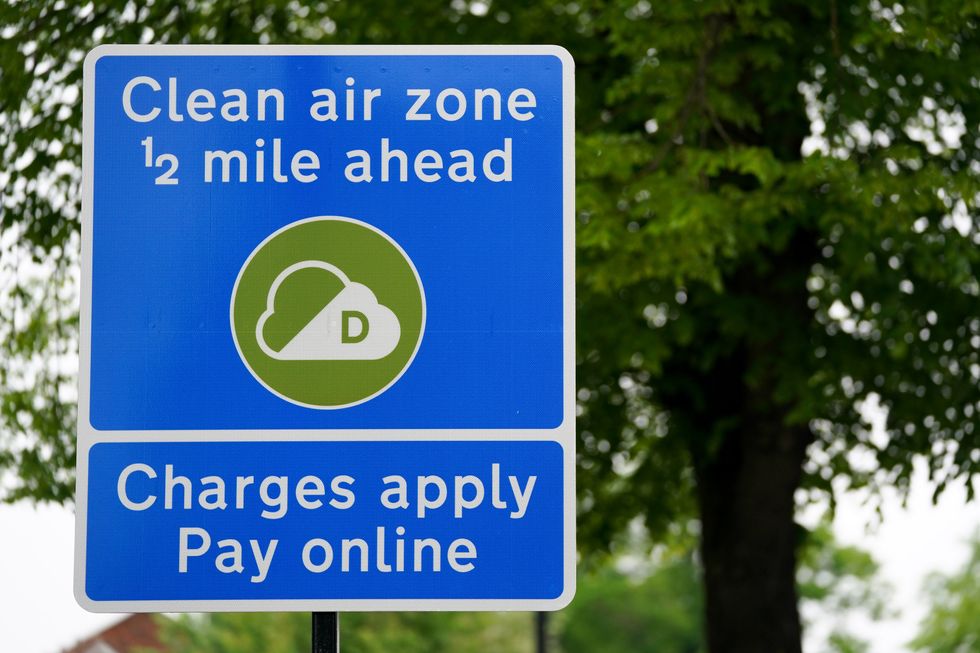 Clean Air Zone sign