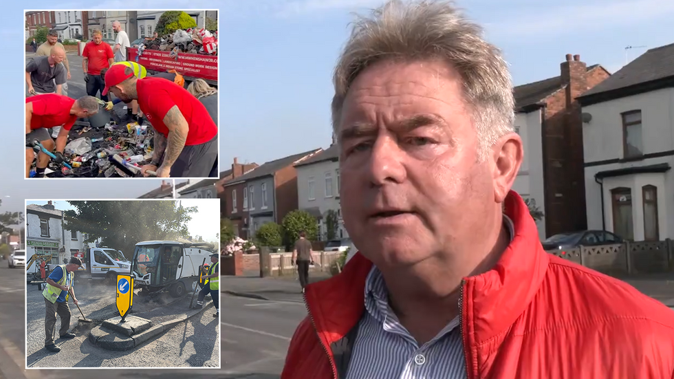 Clean-up efforts from riots in Southport and Norman Wallace