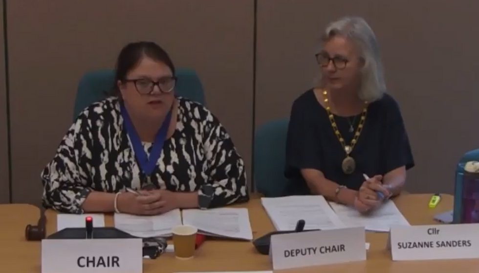 Cllr Dawson was accused of 'interrupting' guest speakers