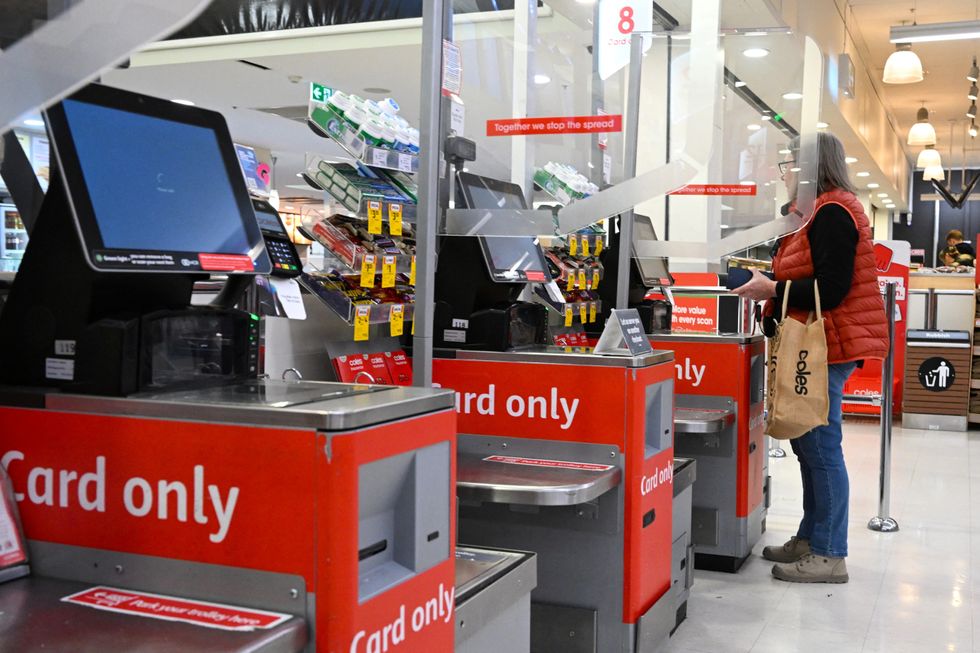 Coles checkouts not working in Australia