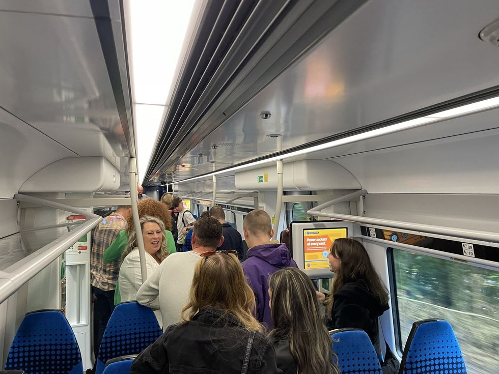 Commuters travelling on the Shipley to Leeds service were impacted by the discovery