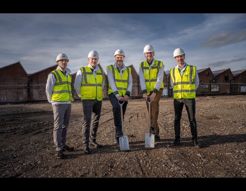 Construction work on new EV plant