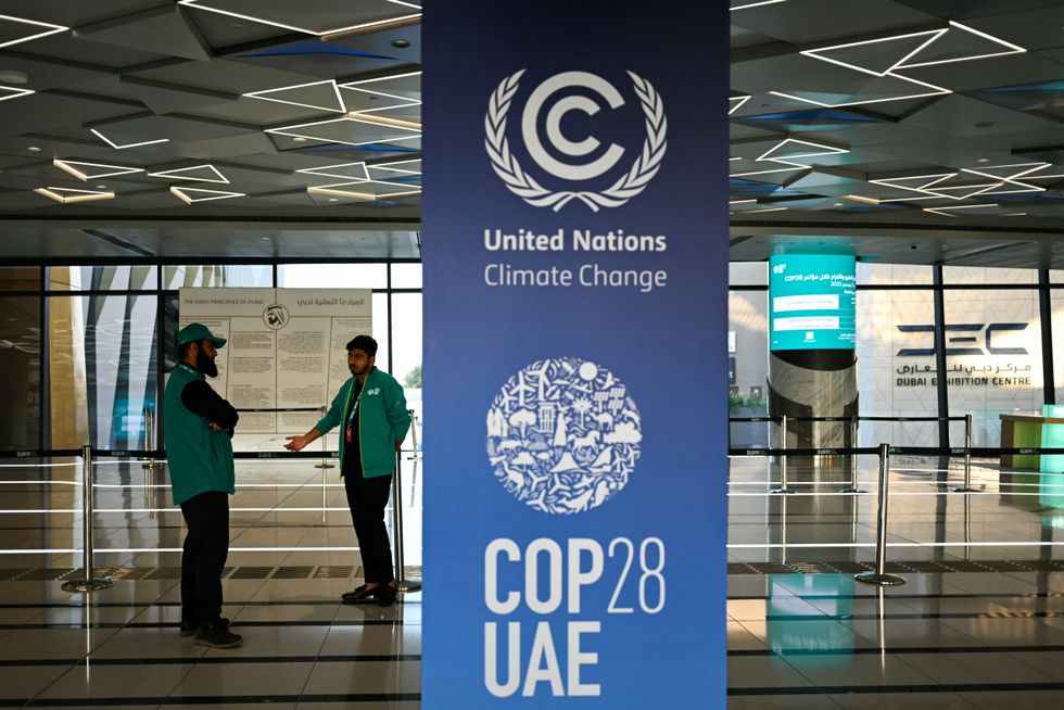 COP28 sign