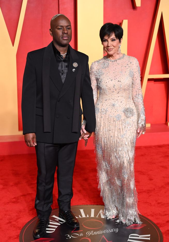 Corey Gamble and Kris Jenner