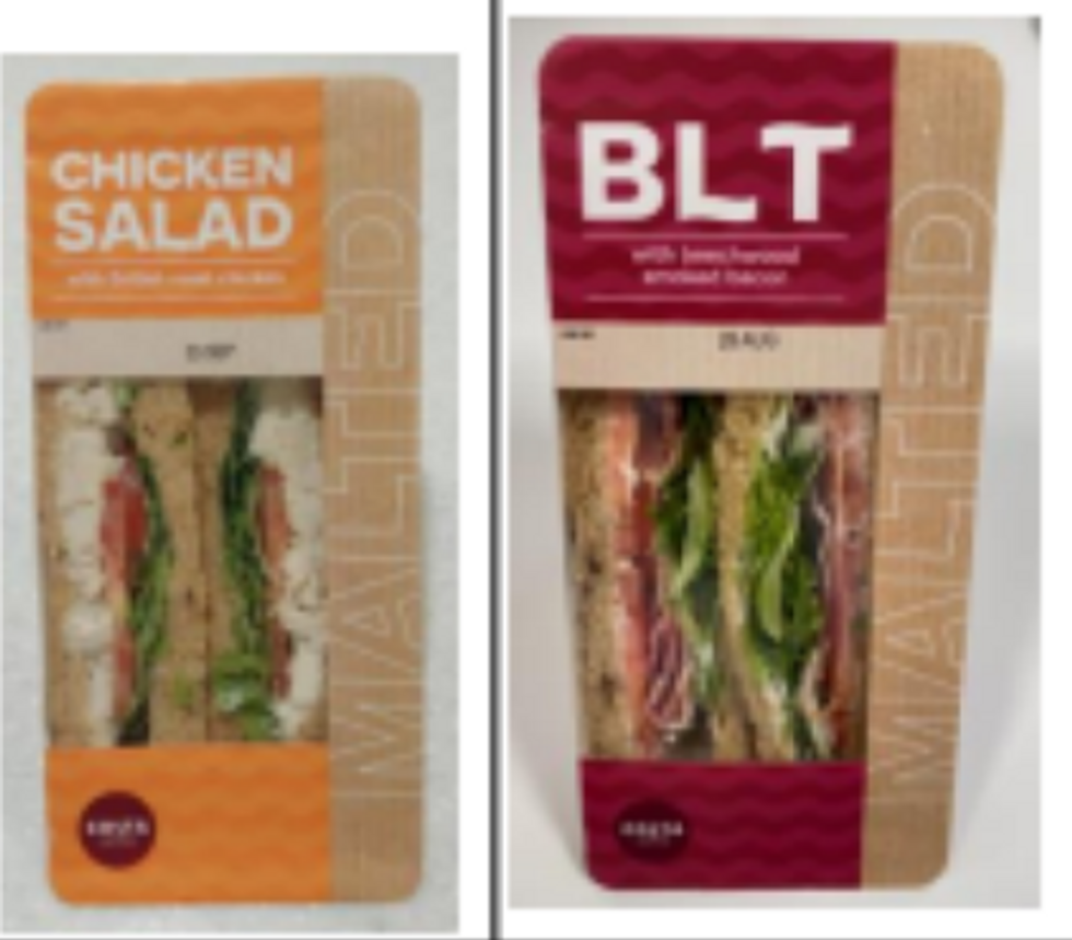 Costa Coffee food recall for sandwiches with choking hazard