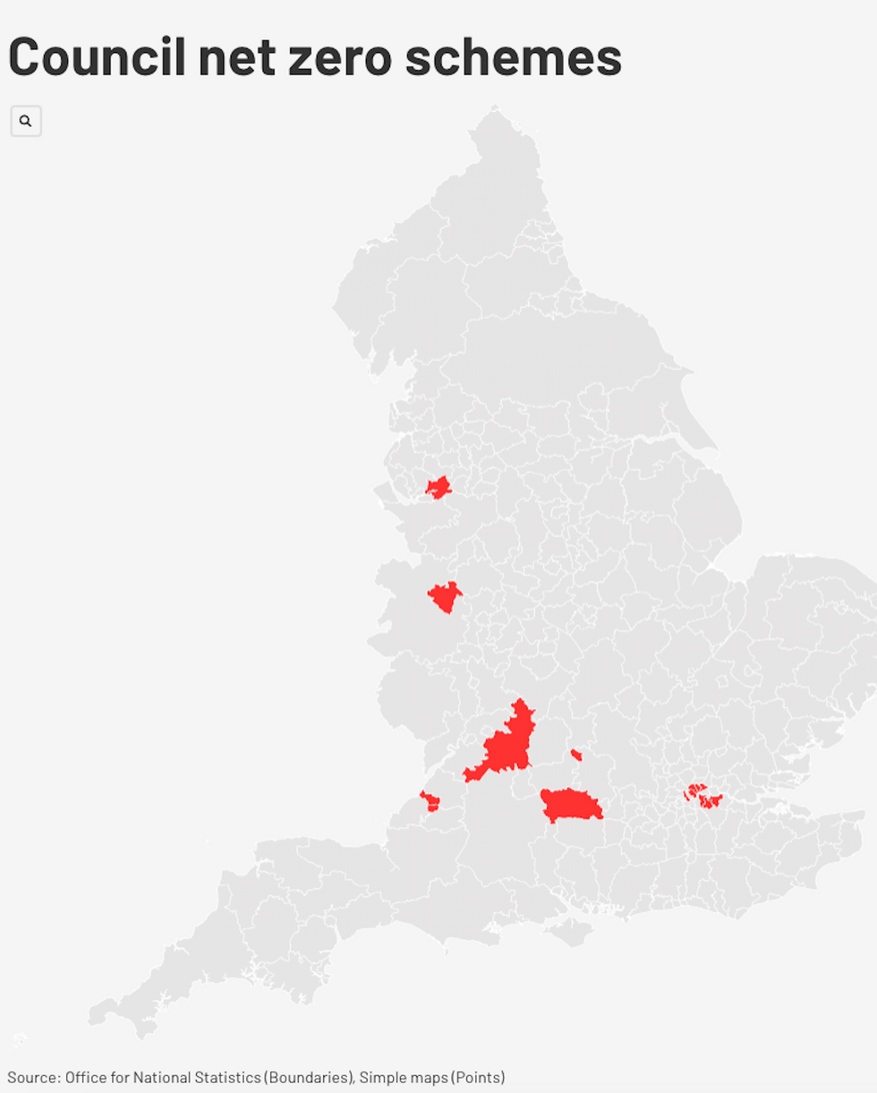Councils offering net zero investment schemes