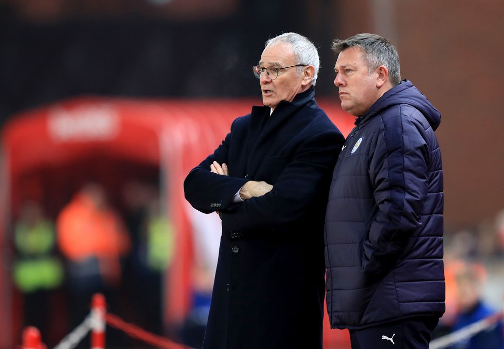 Craig Shakespeare and Claudio Ranieri