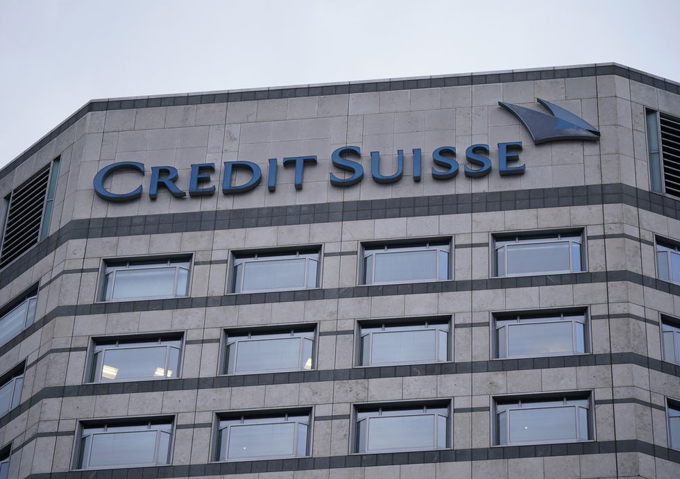 Credit Suisse sign