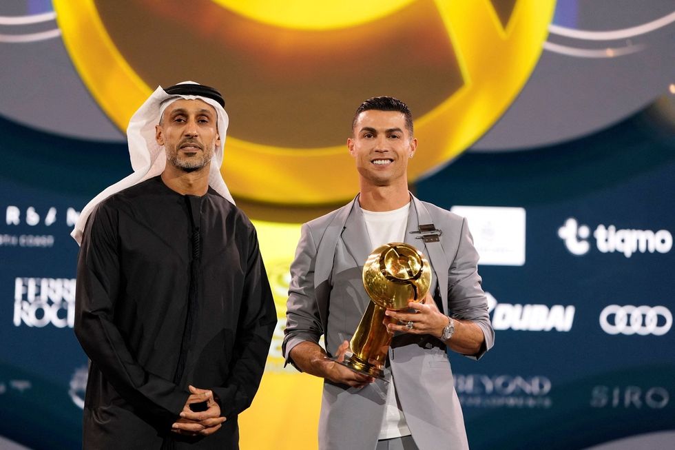 Cristiano Ronaldo was named Best Middle East Player