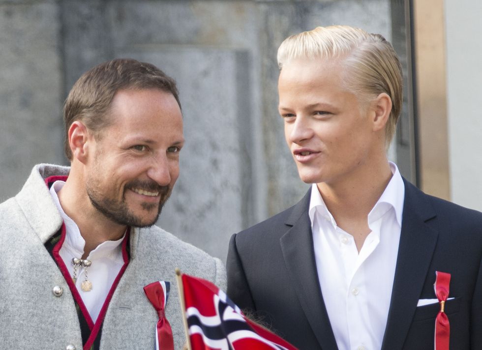 Crown Prince Haakon and Marius Borg Hu00f8iby