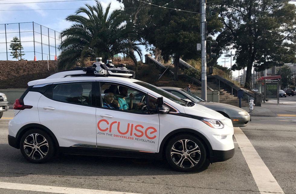 Cruise self-driving vehicle