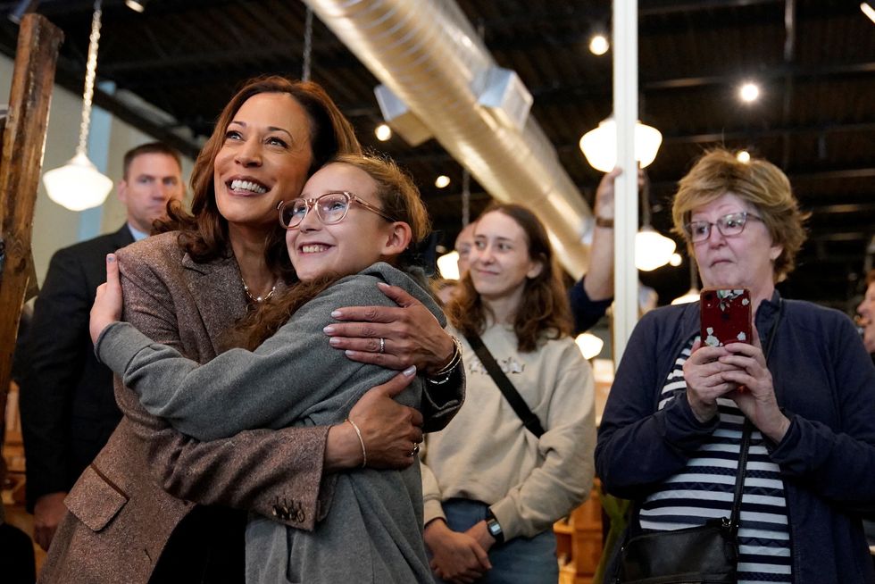 D\u200bemocratic presidential nominee and US Vice President Kamala Harris