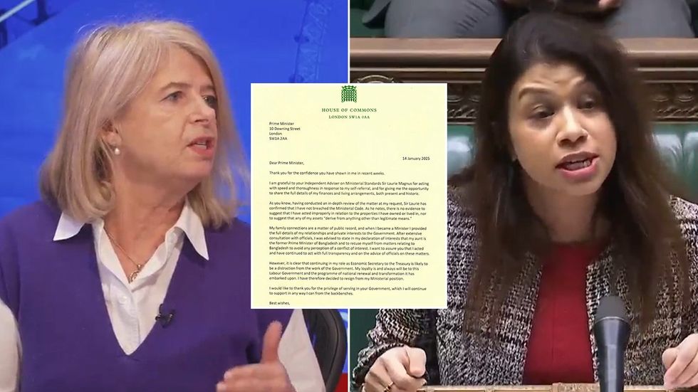 Dame Harriet Baldwin, Tulip Siddiq