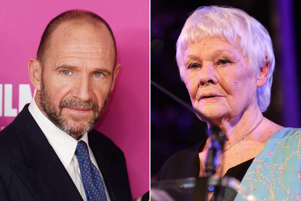 Dame Judi Dench; Ralph Fiennes