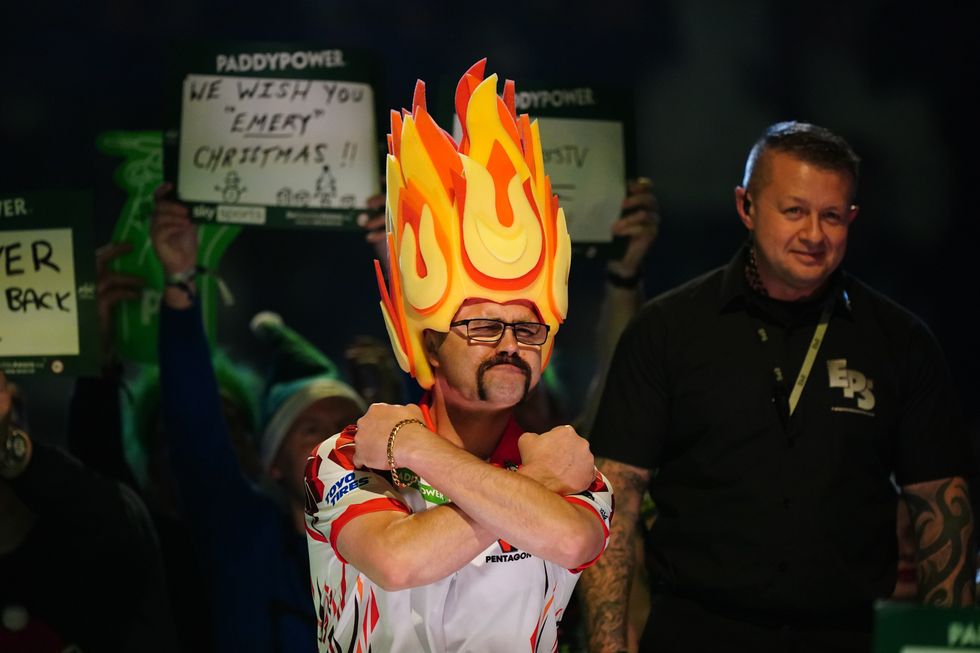 Damon Heta was a popular pick among darts fans