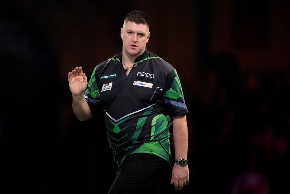 Daryl Gurney was not happy with the venue