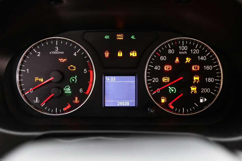 Dashboard warning lights