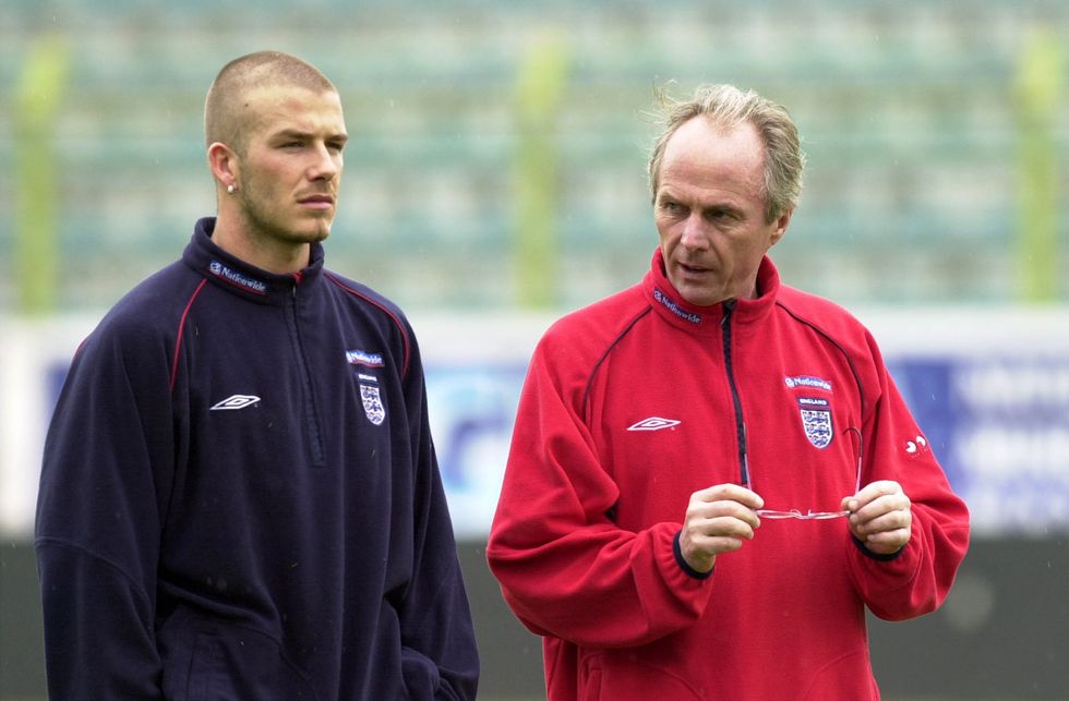 David Beckham has revealed what he was told by Sven-Goran Eriksson